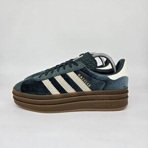 New adidas Gazelle Bold 'Mineral Green Velvet' Women's Shoes Size 9.5